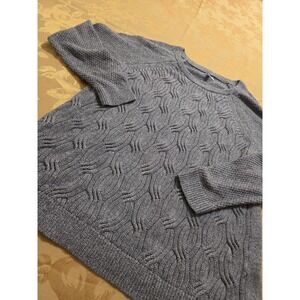 Sonoma Goods For Life Womens Gray CableKnit Sweater Size XL